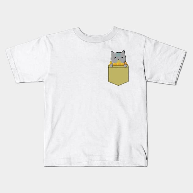 Zen-NYA-tta "PocketKatsu" - Katsuwatch Kids T-Shirt by dillongoo